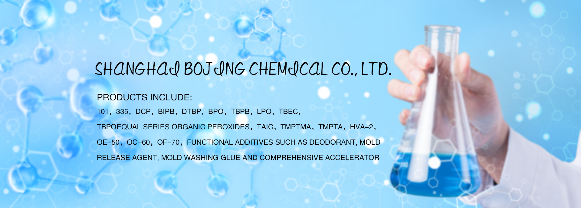 Organic peroxide, cross-linking agent, initiator